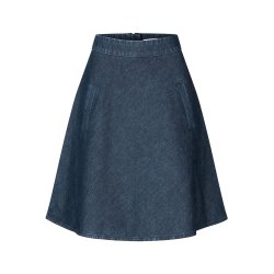 Mads Nrgaard - Nederdel Heavy Denim Stelly Skirt - Vintage Blue
