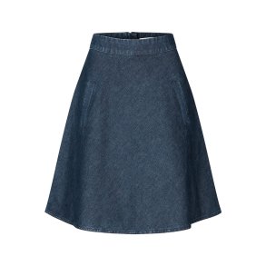 Mads Nrgaard - Nederdel Heavy Denim Stelly Skirt - Vintage Blue