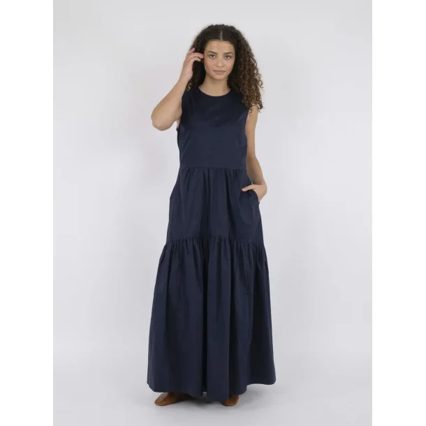 Neo Noir - Kjole Eysha poplin Dress - Navy