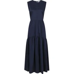 Neo Noir - Kjole Eysha poplin Dress - Navy