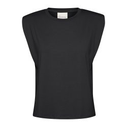 My Essential Wardrobe - Top Vista Gry Tee - Black