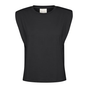 My Essential Wardrobe - Top Vista Gry Tee - Black
