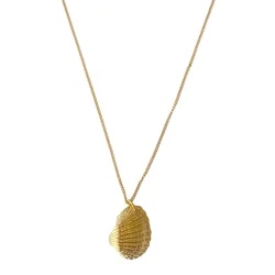 Pico Copenhagen - Halsk�de Heart Shell - Forgyldt
