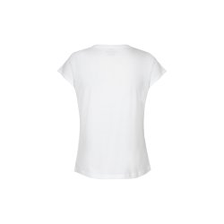 Mads Nrgaard - T-Shirt Fine Jersey Teasy Tee - White