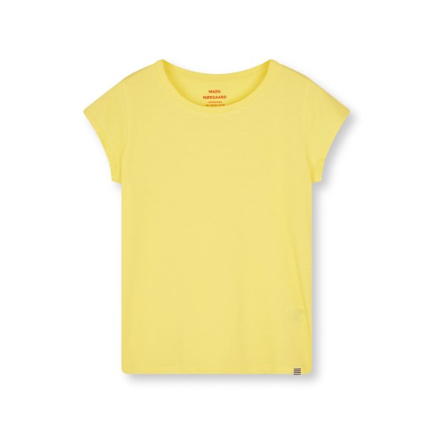 Mads Nrgaard - T-shirt Organic Jersey Teasy Tee - Lemon Zest