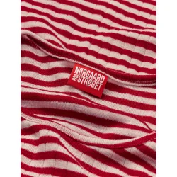 Nrgaard Paa Strget - T-shirt 101 Wool Regular - Red/Ecru