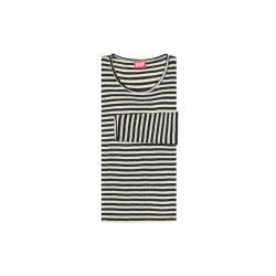 N�rgaard Paa Str�get - T-shirt 101 Wool Regular - Black/Ecru
