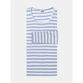 N�rgaard Paa Str�get - T-shirt 101 Broadway - Light Blue/Ecru