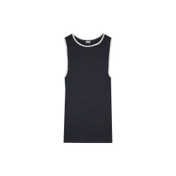 N�rgaard Paa Str�get - Tank Top Kontrast - Black/Ecru