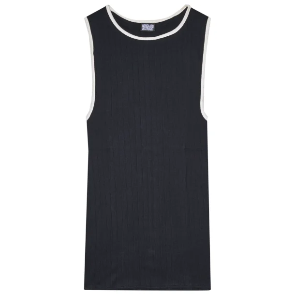 N�rgaard Paa Str�get - Tank Top Kontrast - Black/Ecru