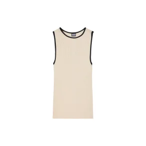 N�rgaard Paa Str�get - Tank Top Kontrast - Ecru/Black