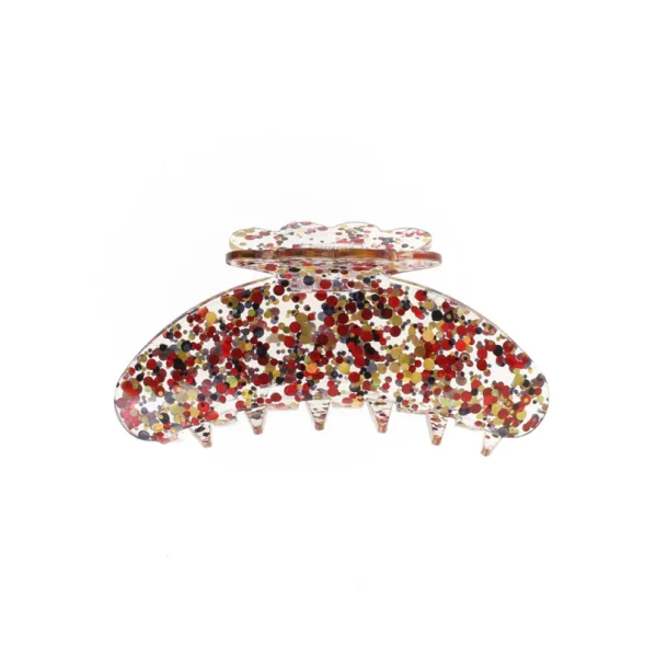  By Str - Hrklemme - Agnes - Confetti - rd/Guld