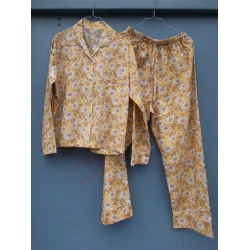 Craft Sisters - Pyjamas Blockprint - Yellow