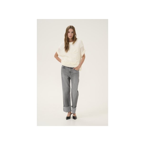 My Essential Wardrobe - Jeans Dallas - High straight Y - Light grey wash