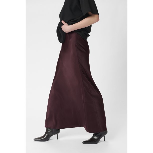 My Essential Wardrobe - Nederdel Estelle Long Skirt - Fudge