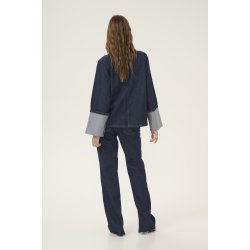 My Essential Wardrobe - Skjorte AbinaMW 139 Boxy LS Blouse - Dark Blue