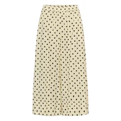 My Essential Wardrobe - Buksenederdel - Nada Skirtpant - Lemon Icing W. Dots