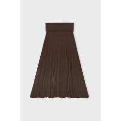 Moshi Moshi Mind - Gracious Skirt - Dark Brown
