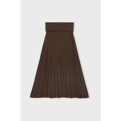 Moshi Moshi Mind - Gracious Skirt - Dark Brown