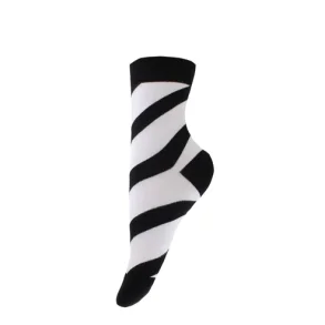 By Str - Strmper - Sort & hvid