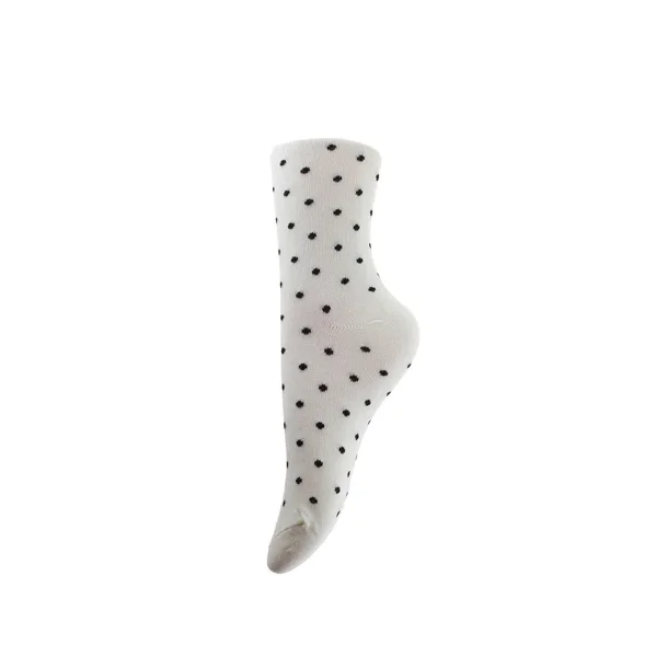 By St�r - Str�mper - Prikker - Hvid/Sort