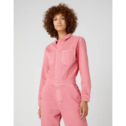 Wrangler - Buksedragt CJ Kick Flare Coveralls - Desert Rose