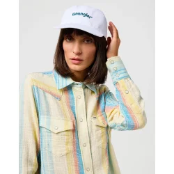 Wrangler - Kasket Washed Logo Cap - White