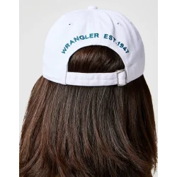 Wrangler - Kasket Washed Logo Cap - White