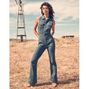 Wrangler - Buksedragt Racer Back Cat Suit - Indigo Wranch