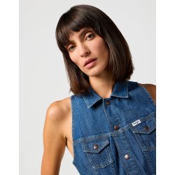 Wrangler - Buksedragt Racer Back Cat Suit - Indigo Wranch