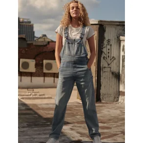 Lee - Overalls Straight Bib - Blue Glimmer