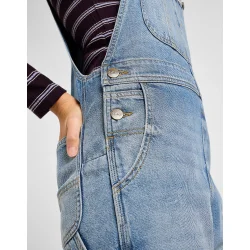 Lee - Overalls Straight Bib - Blue Glimmer