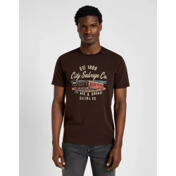 Lee - T-Shirt SS Working West - Espresso