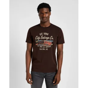 Lee - T-Shirt SS Working West - Espresso