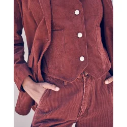 Wrangler - Femme Vest - Madder Brown