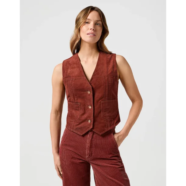 Wrangler - Femme Vest - Madder Brown