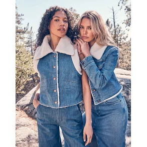 Wrangler - Sherpa Denim Vest - Original Rinse