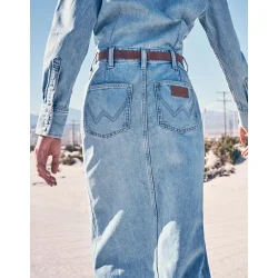 Wrangler - Kjole Denim Match Up Dress - Overexposed