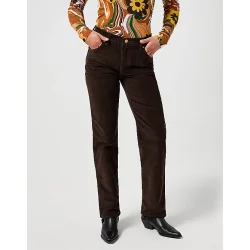 Wrangler - Fljlsbukser Sunset651 Mid Rise Straight - Mole