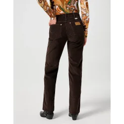 Wrangler - Fljlsbukser Sunset651 Mid Rise Straight - Mole