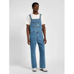 Lee - Overalls Relaxed Bib - Mid Wash