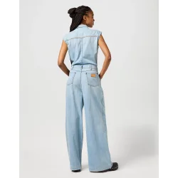 Wrangler - Buksedragt - Trouser Jumpsuit - Pale Blue Wash