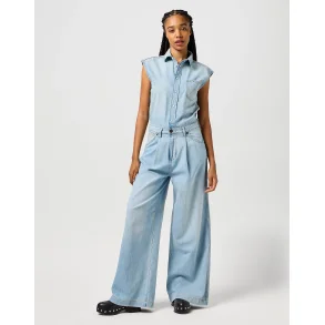 Wrangler - Buksedragt - Trouser Jumpsuit - Pale Blue Wash