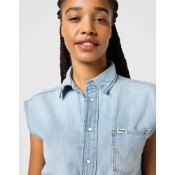 Wrangler - Buksedragt - Trouser Jumpsuit - Pale Blue Wash