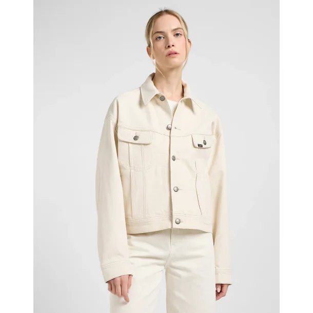 Lee - Cowboyjakke - Drop Shoulder Rider Jacket - Ecru