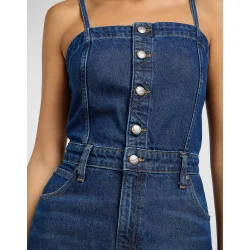 Lee - Kjole Maxi Denim Dress - Dark Fusion