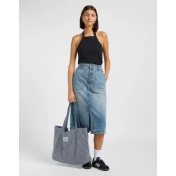 Lee - Nederdel Patch Pocket Midi Skirt -Touch The Sky