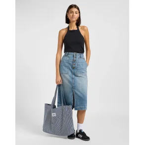 Lee - Nederdel Patch Pocket Midi Skirt -Touch The Sky