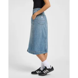 Lee - Nederdel Patch Pocket Midi Skirt -Touch The Sky