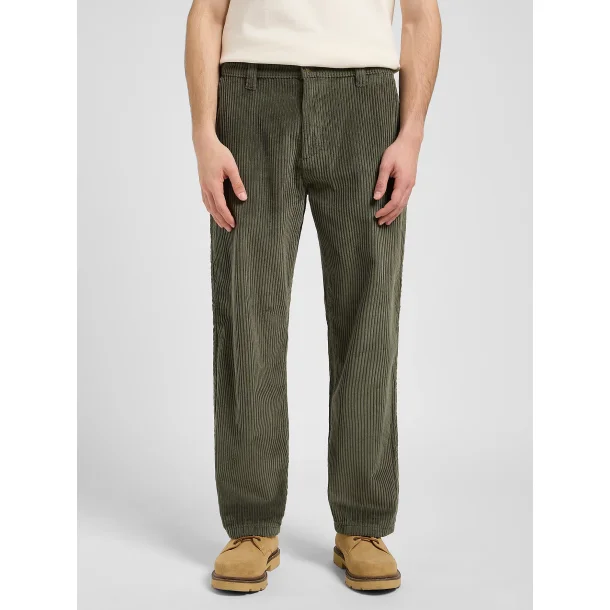 Lee - Fljlsbukser Loose Workwear Chino - Oak Moss